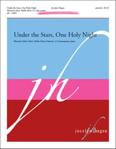 Under the Stars, One Holy Night SSA choral sheet music cover